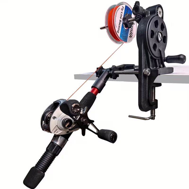 Fishing Line Dispenser - Aventik Angelschnur-Wickelgerät, Bidirektionales Wickelwerkzeug mit 5:1
