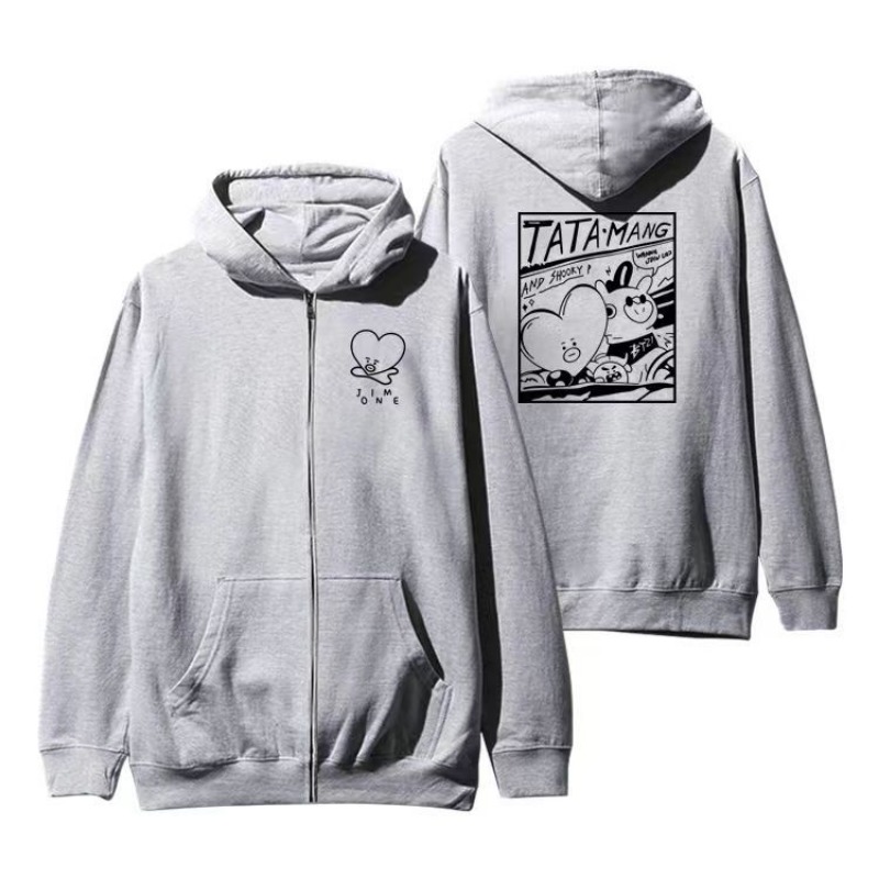 Tippet Line - Kawaii BT21 Sweatshirt Hoodie Frühling Herbst