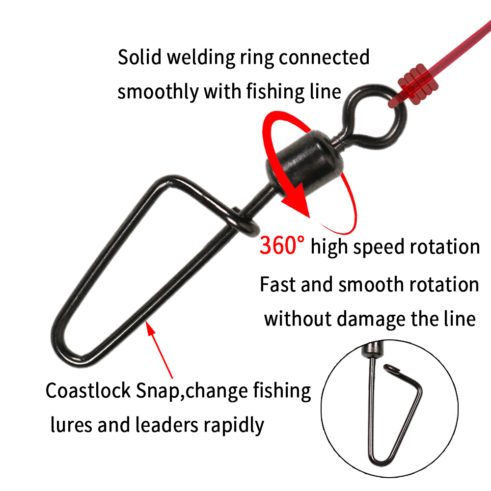 20 Stück # 12 -1/0 Rollender W – Monofilament Line Bewertung und Preis