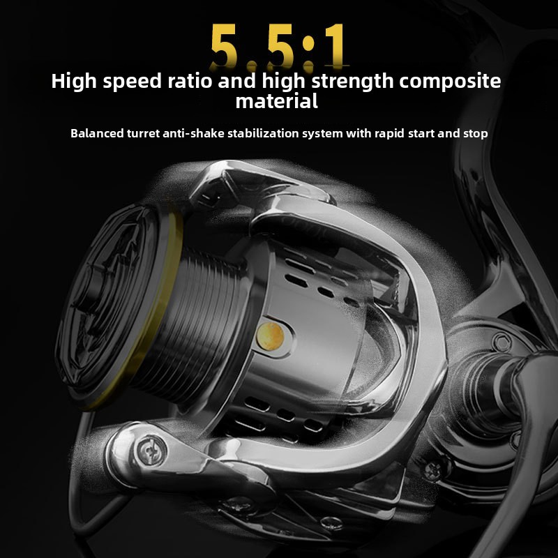 Vollmetall-Spinnrolle mit 7+1  – Ice Fishing Line Bewertung und Preis